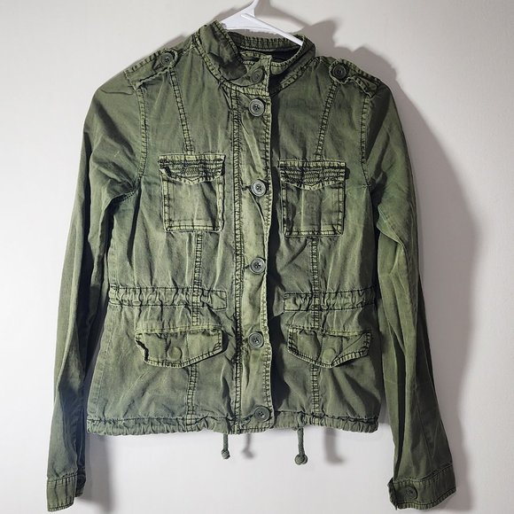 Aeropostale lite jacket green army style XS - Picture 1 of 8
